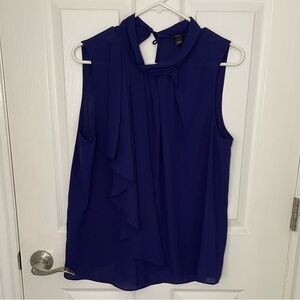 Ann Taylor - Elegant Purple Sleeveless Blouse
